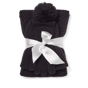 Brand new ny and company 3 piece scarf,hat and gloves set